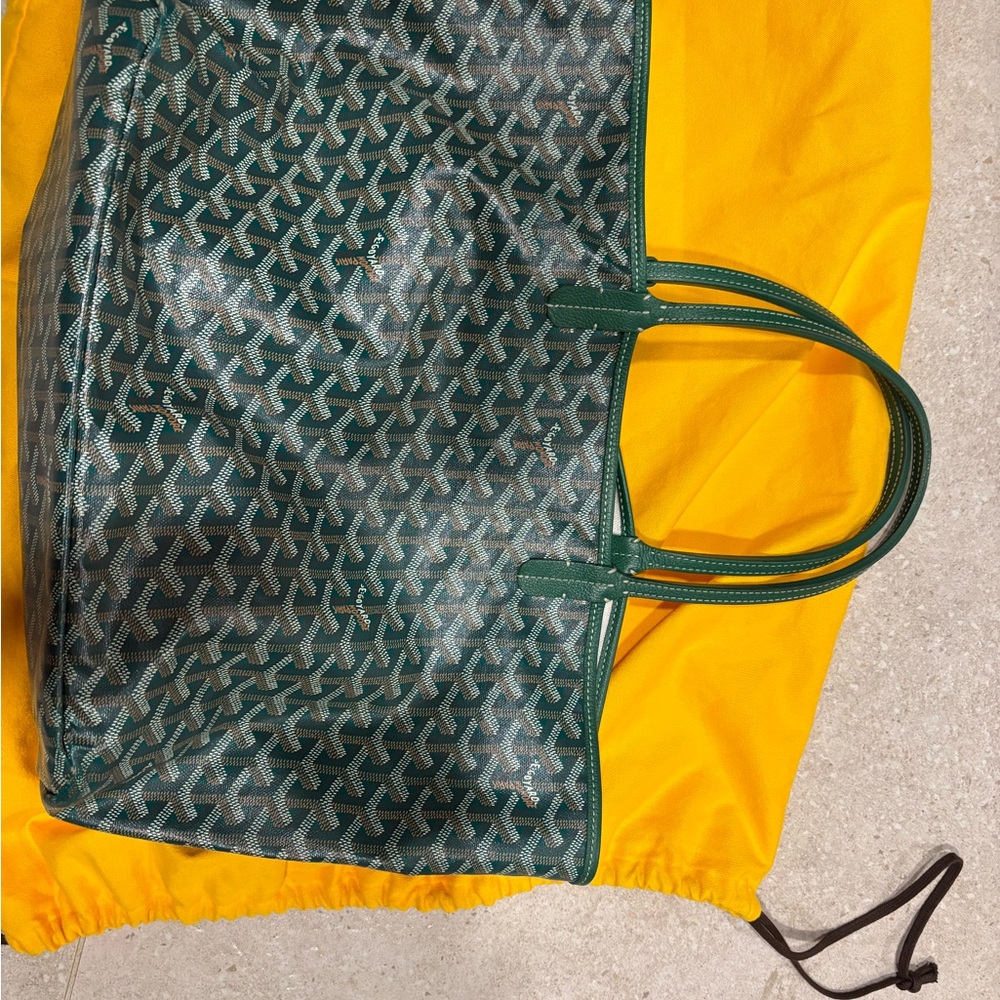 Goyard Emerald Green Tote Bag